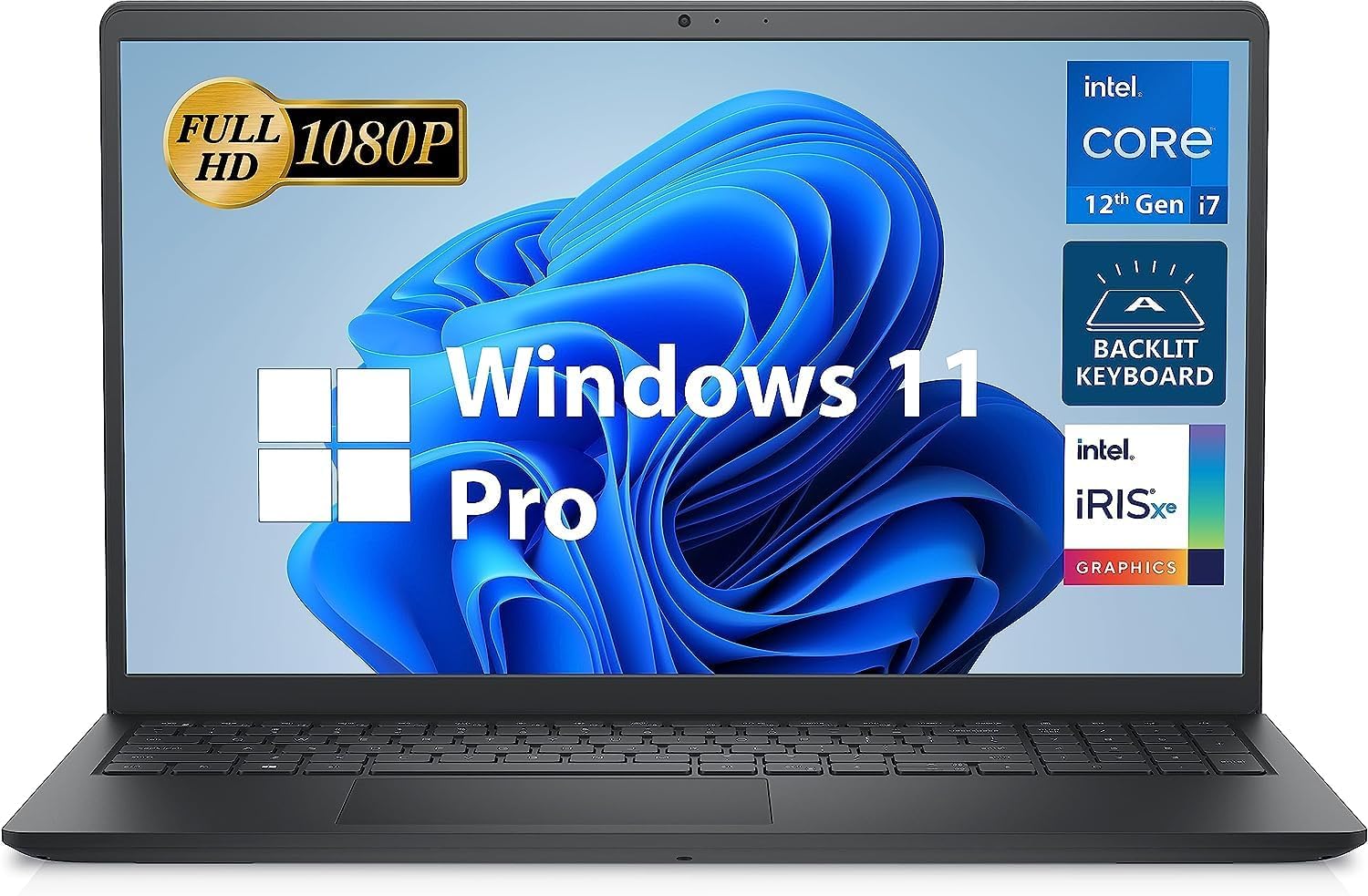 Dell Inspiron 15 laptop — Intel Core i3-1315U, 16GB RAM, 512GB SSD, 15.6-inch Full HD