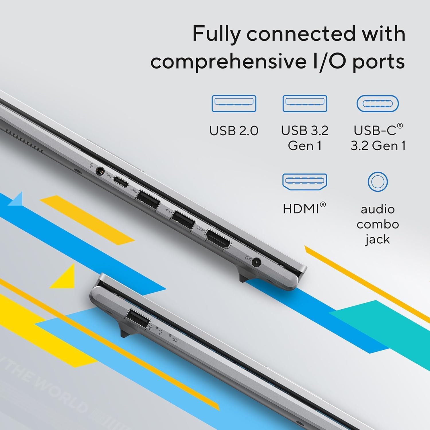 ASUS 15.6-inch laptop — Intel Core i3-1215U, 8GB RAM, 256GB SSD, Windows 11 Pro