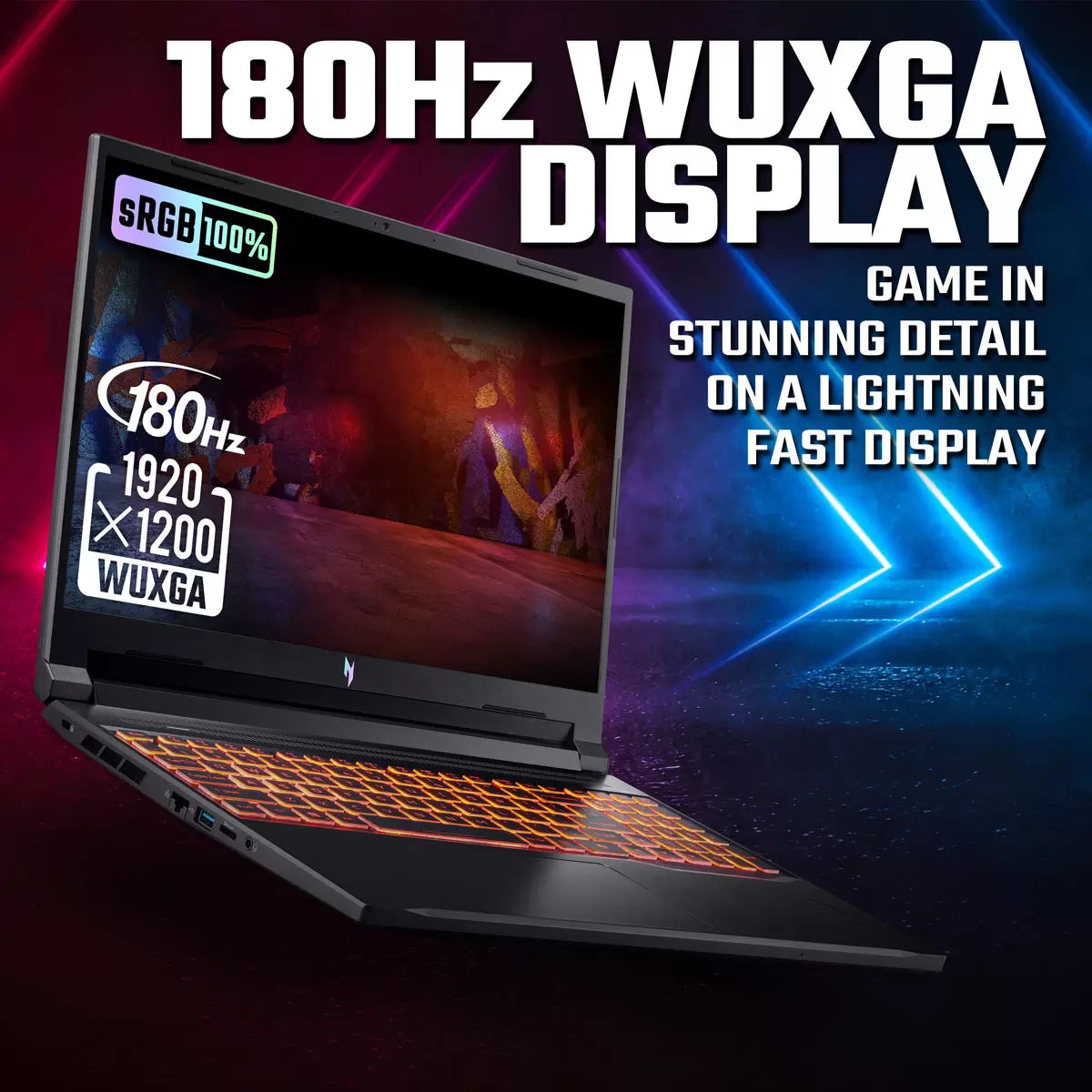 Acer Nitro V16 AI 16" Gaming Laptop | AMD Ryzen 7 260 | 16GB RAM | 512GB SSD | RTX 5060 | Windows 11