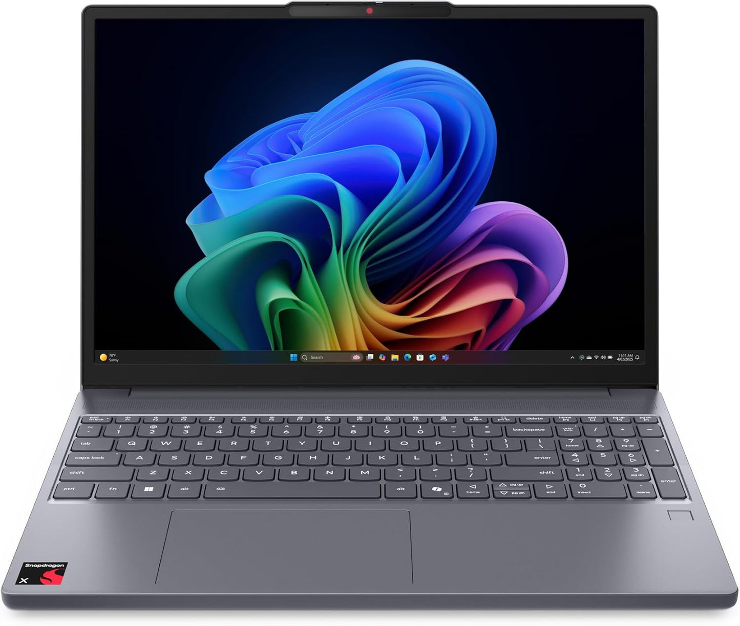 Lenovo IdeaPad Slim 3 Copilot+ PC laptop — Snapdragon X, 16GB RAM, 512GB SSD, 15.3-inch