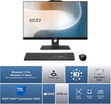 MSI Modern AM242TP 23.8 inch black all-in-one desktop PC
